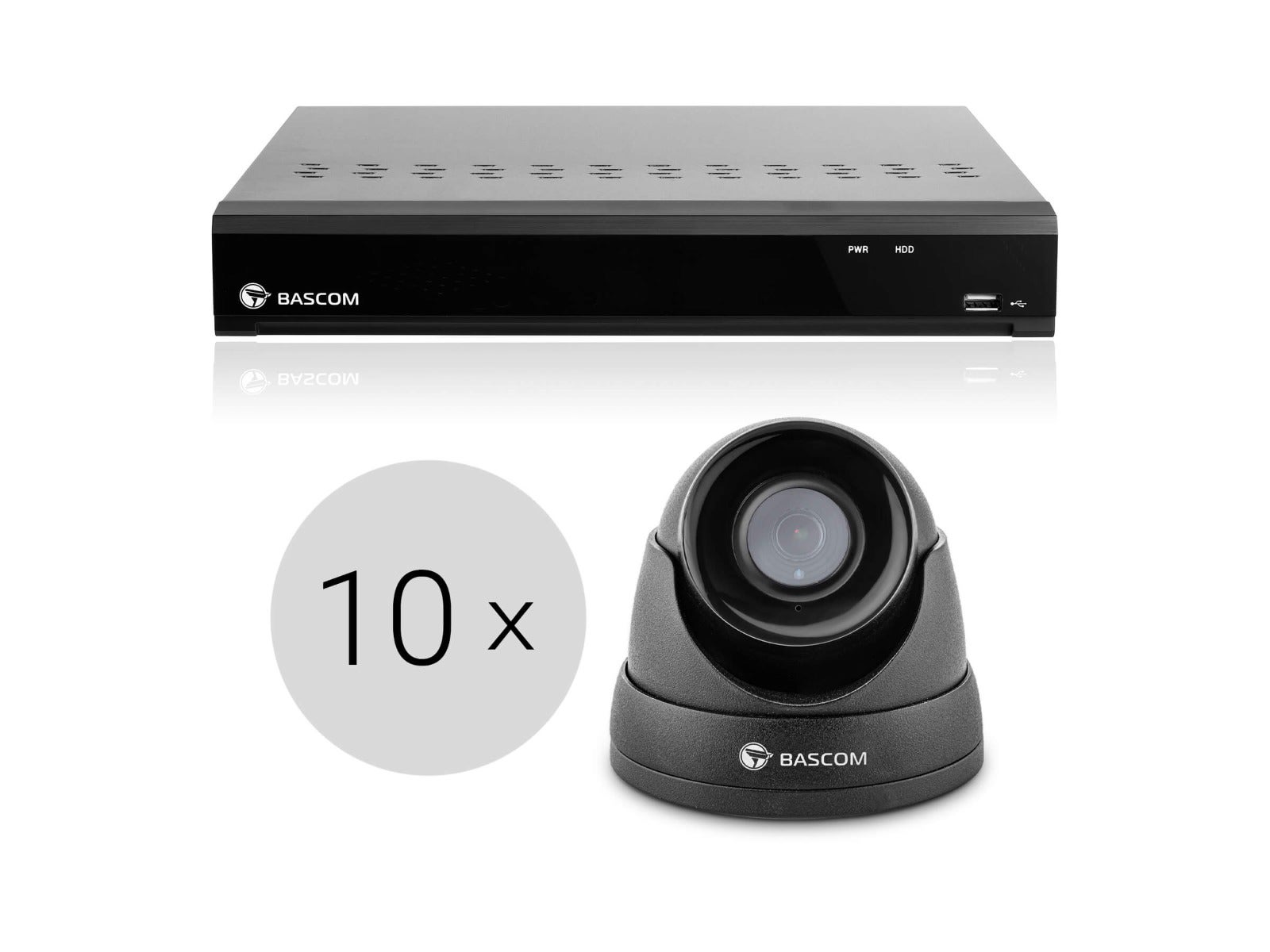 Système sans fil à 10 dômes