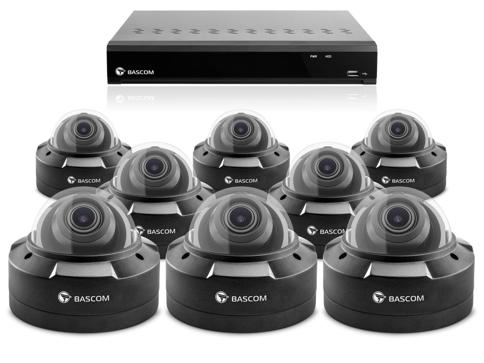 Système sans fil à 8 dômes PLUS