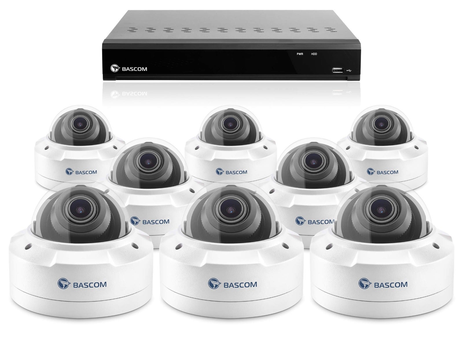 Système sans fil à 8 dômes PLUS